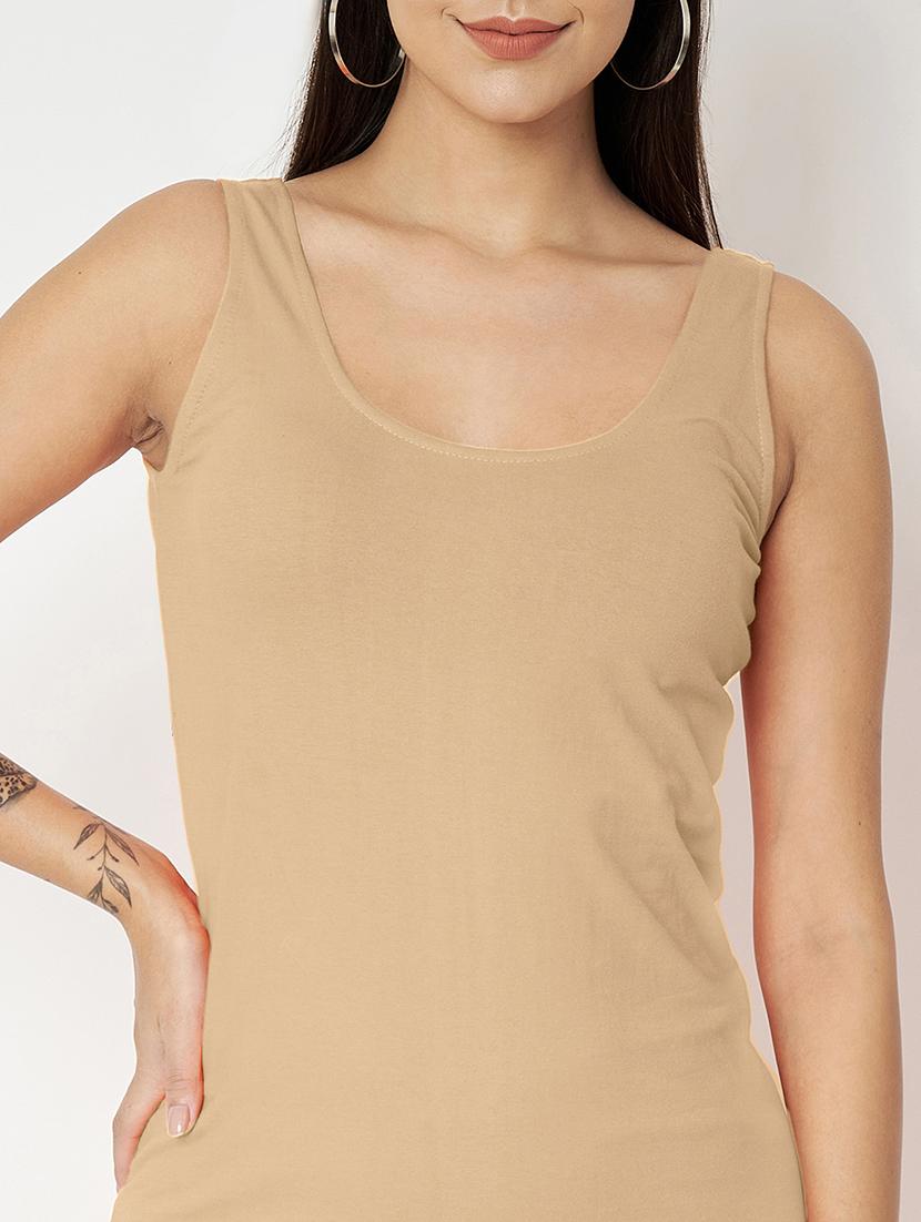 women solid sleeveless sheath dress - 21741833 - Standard Image - 4