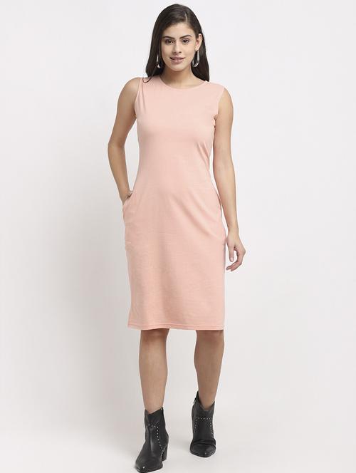 women solid sleeveless sheath dress - 21741901 -  Standard Image - 0