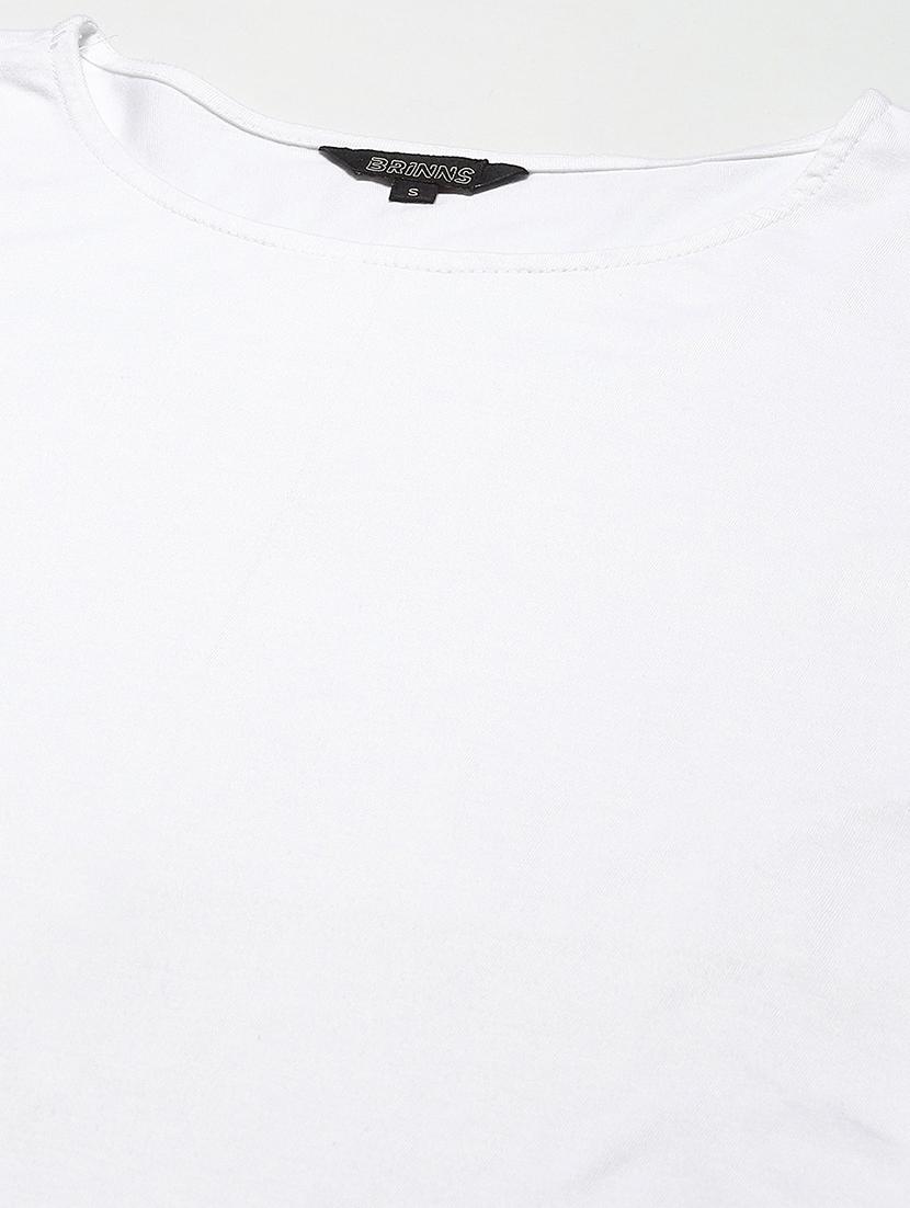 women solid round neck t-shirt dress - 21741924 - Standard Image - 4