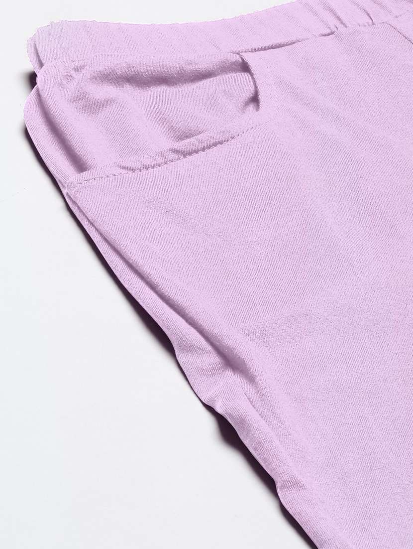 women solid mid rise slim fit capri - 21742027 -  Standard Image - 4