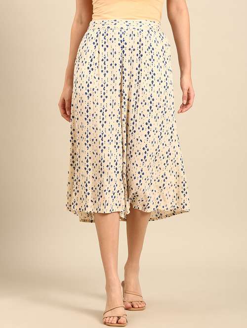 women printed high rise culottes  - 21742150 -  Standard Image - 0