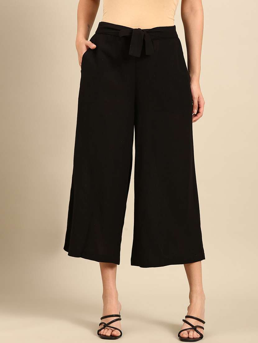 women printed high rise culottes 