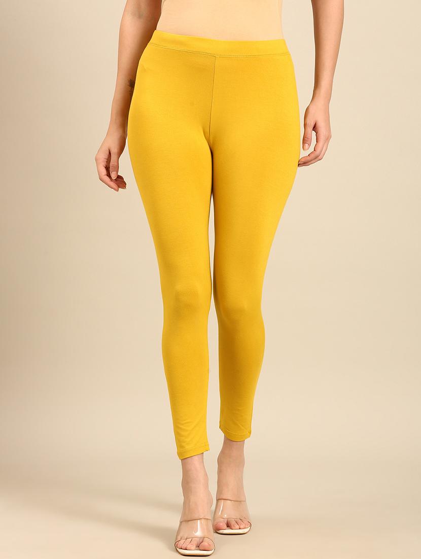 women solid mid rise ankle length legging - 21742225 - Zoom Image - 0