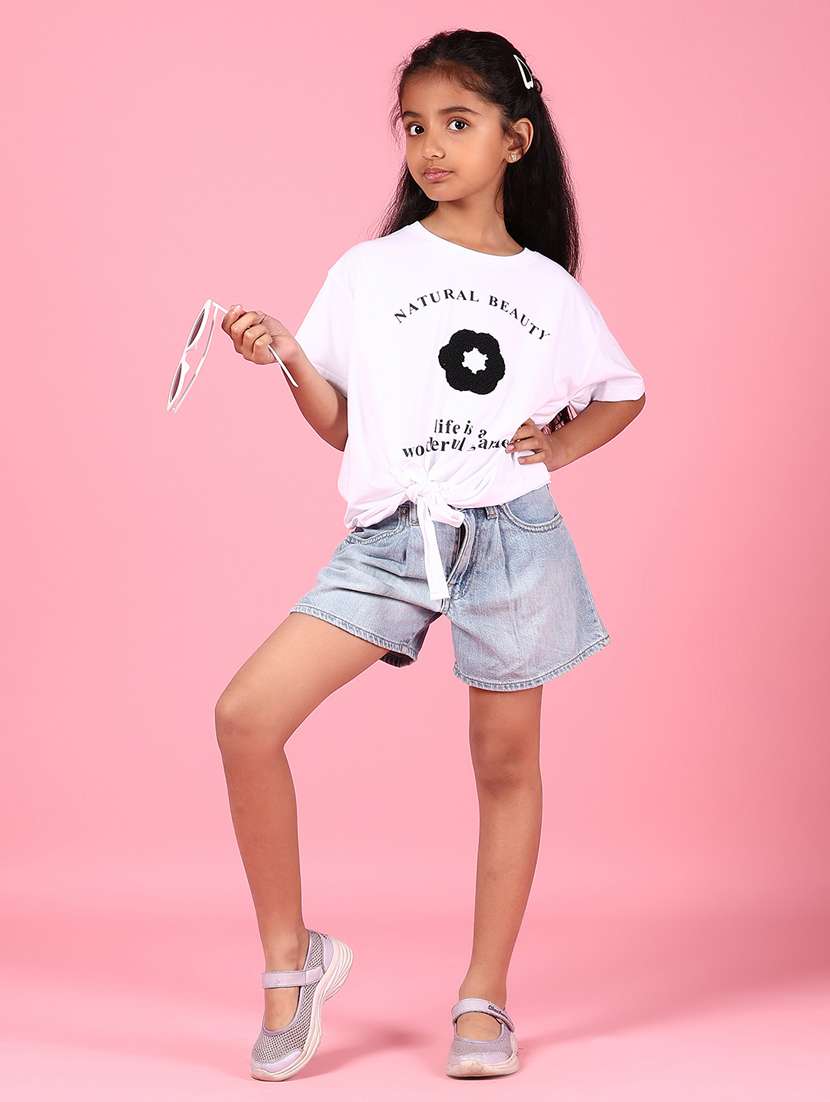 girls printed short sleeves round neck tee - 21742394 -  Standard Image - 4