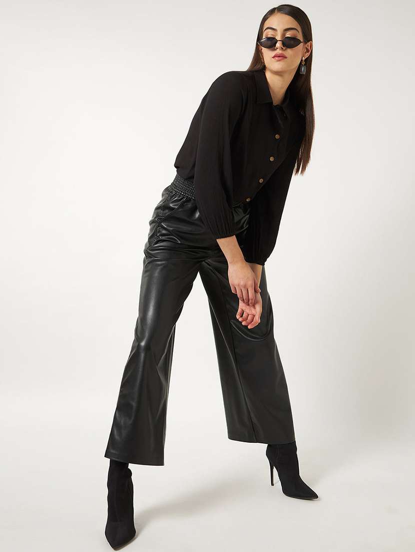 women solid shirt top - 21742517 -  Standard Image - 4