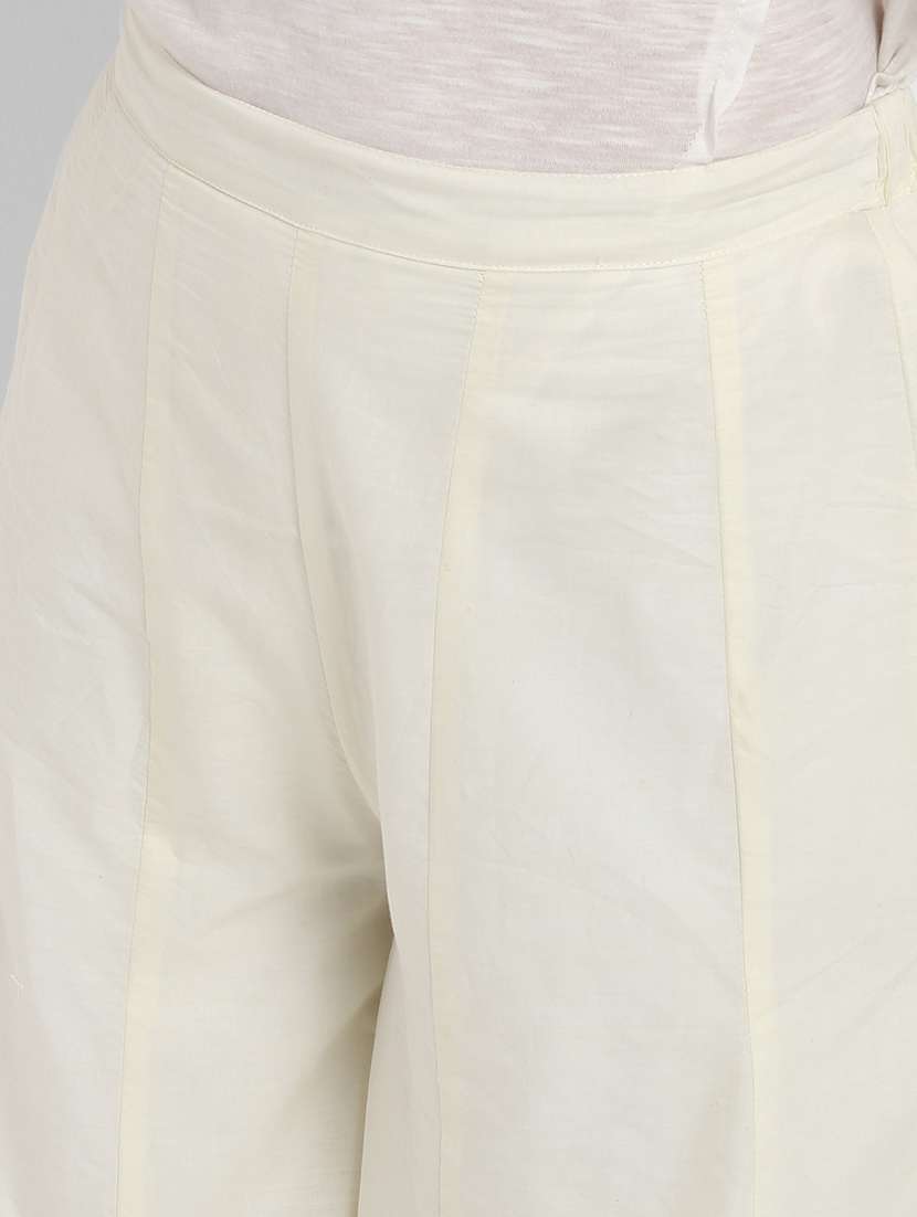 women printed mid irse flared palazzo - 21742533 -  Standard Image - 4