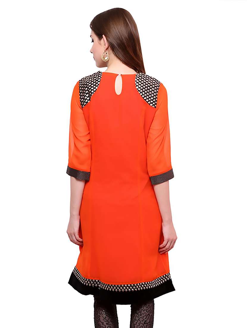 women printed round neck a-line kurta - 21743018 -  Standard Image - 1