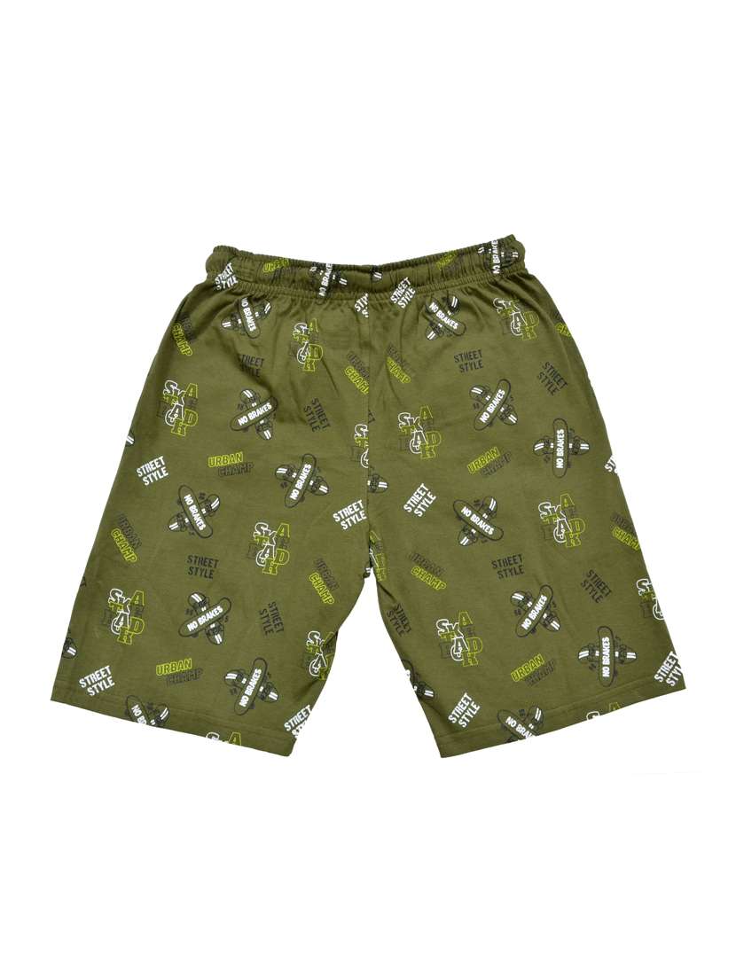 boys printed mid rise shorts - 21743110 -  Standard Image - 1
