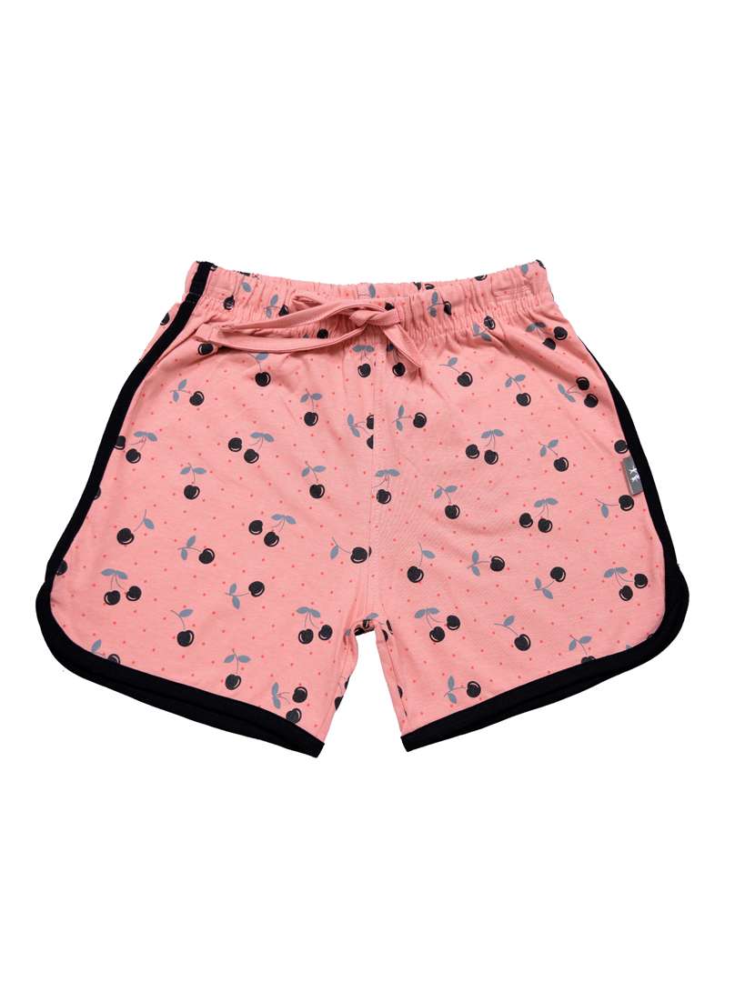 girls printed mid rise shorts - 21743138 -  Standard Image - 1