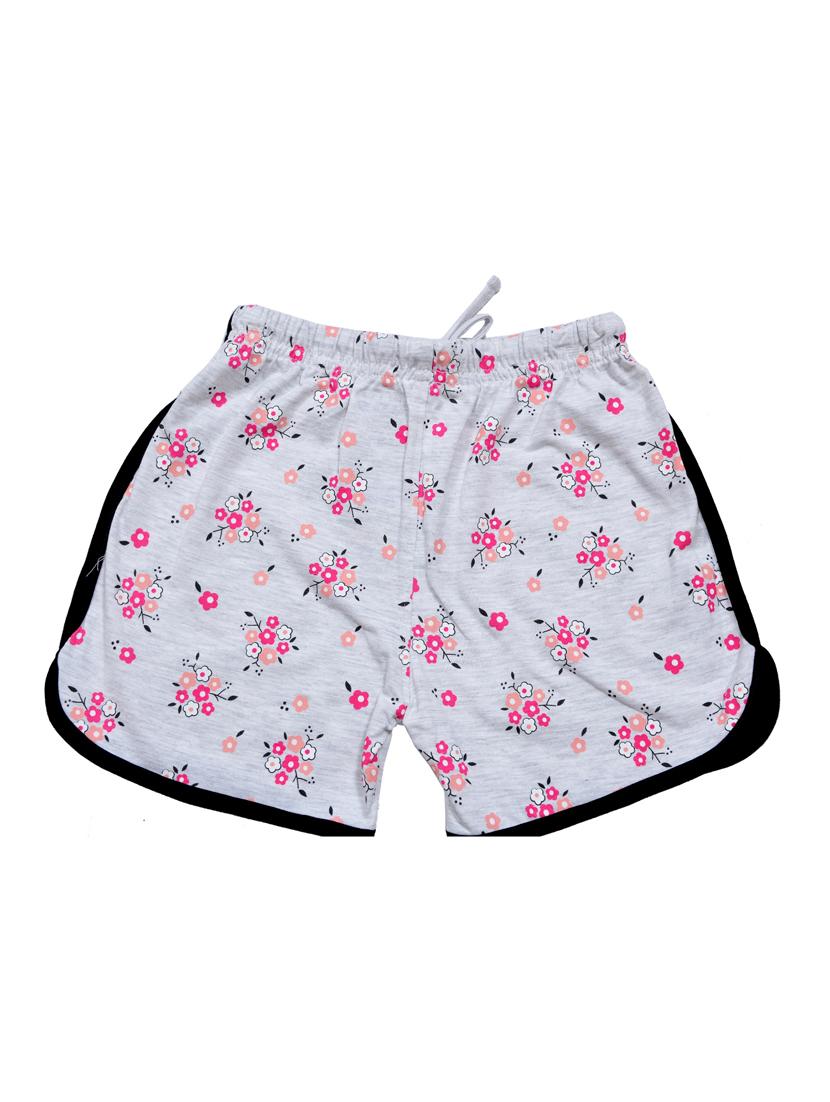 girls printed mid rise shorts - 21743140 -  Standard Image - 1