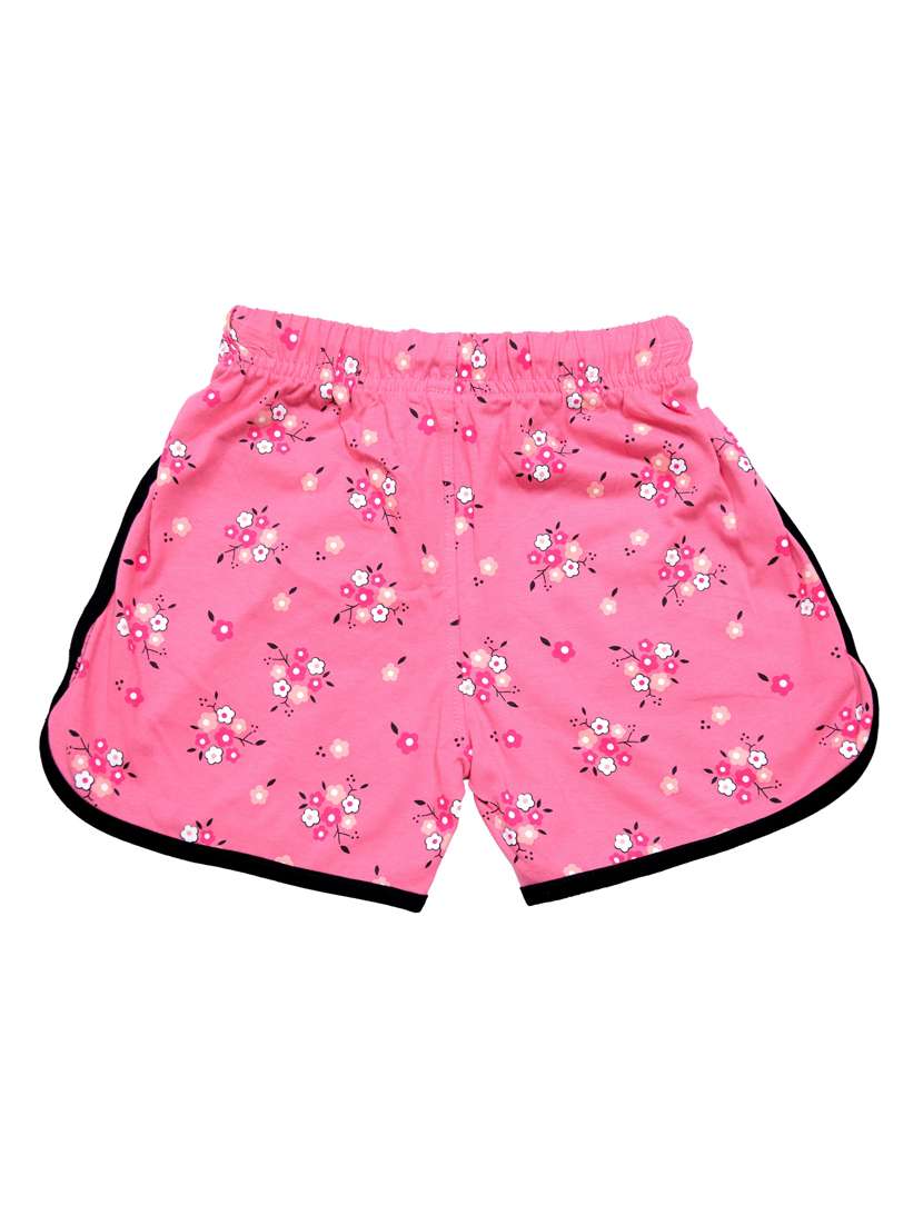 girls printed mid rise shorts - 21743141 -  Standard Image - 1