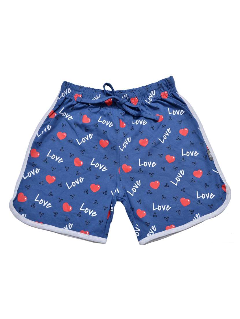 girls printed mid rise shorts - 21743144 -  Standard Image - 1