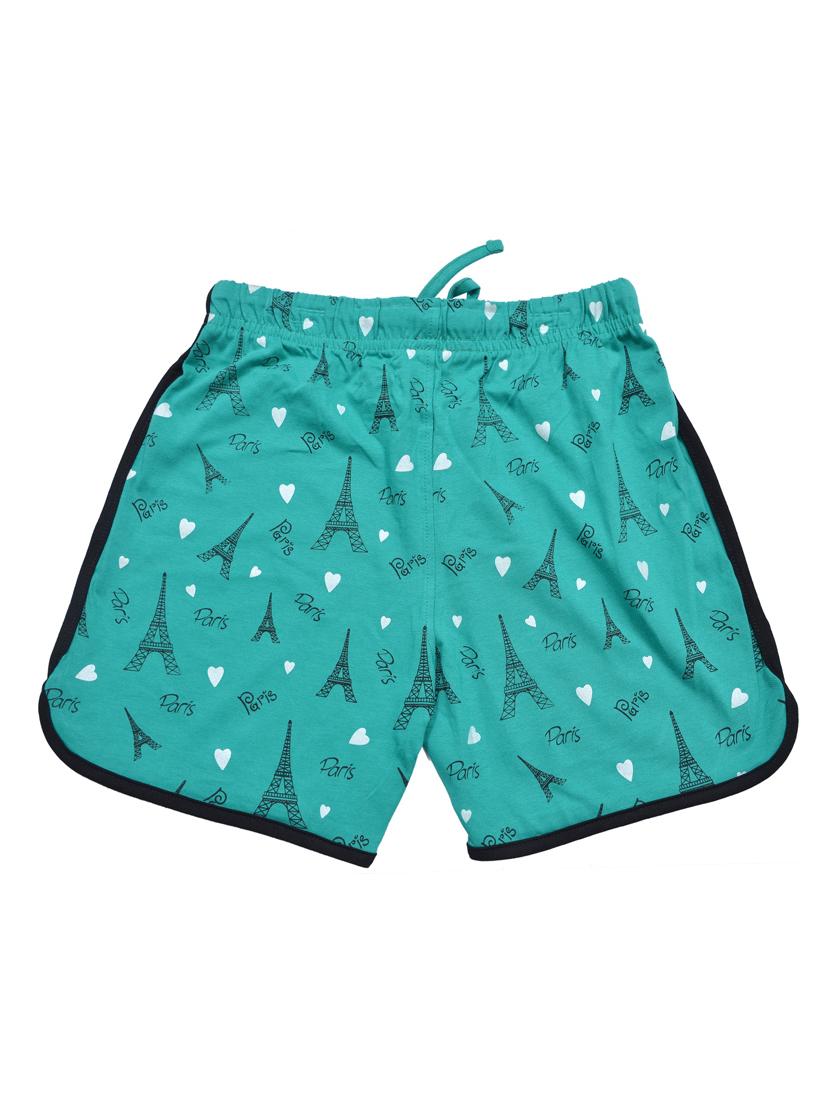girls printed mid rise shorts - 21743145 -  Standard Image - 1