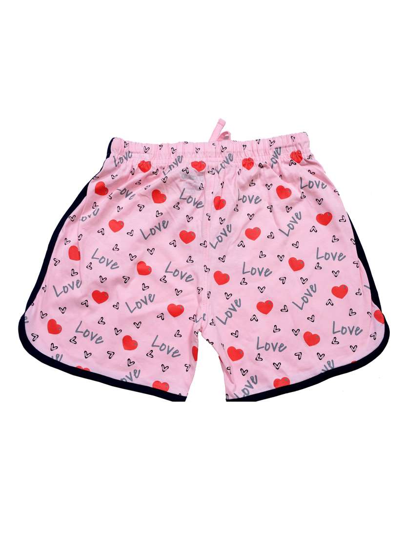 girls printed mid rise shorts - 21743146 -  Standard Image - 1