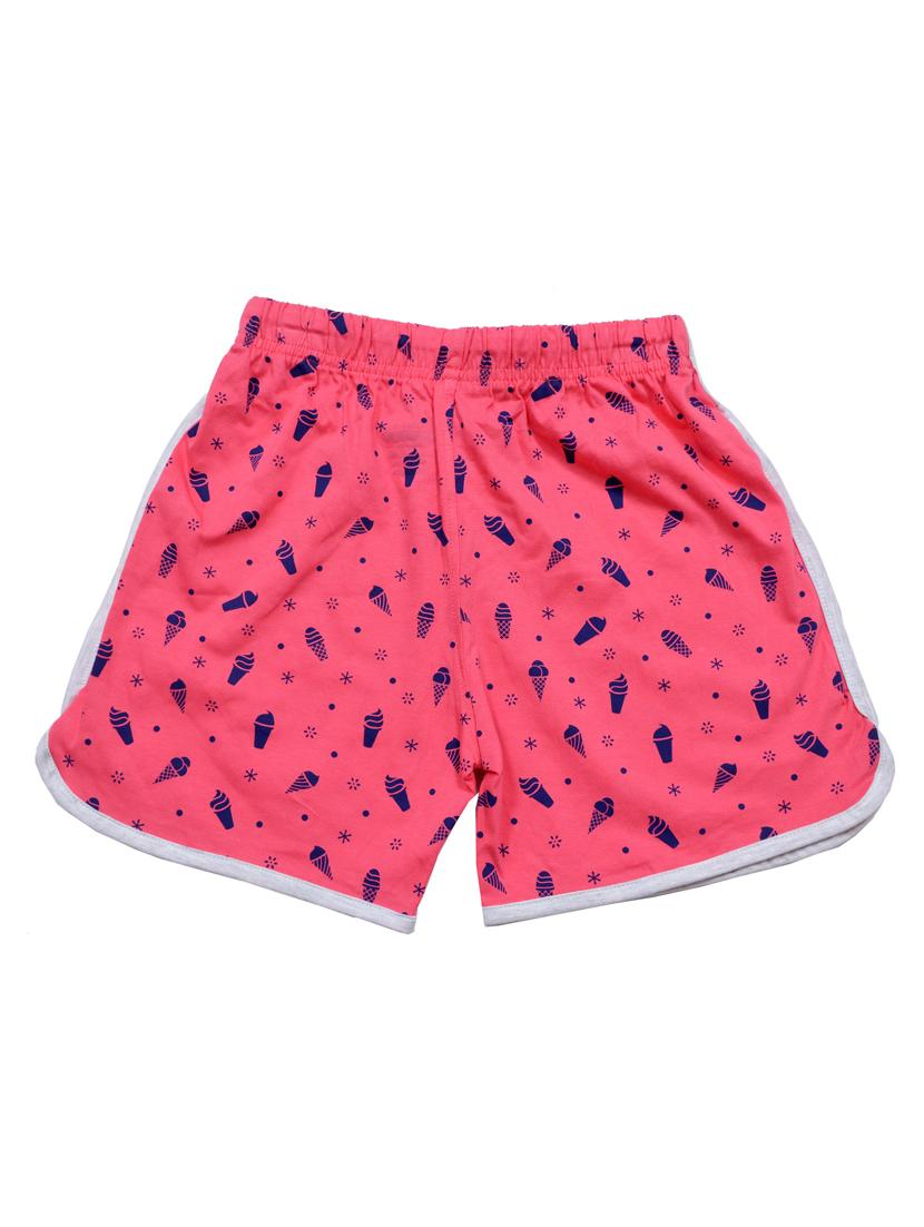 girls printed mid rise shorts - 21743148 -  Standard Image - 1