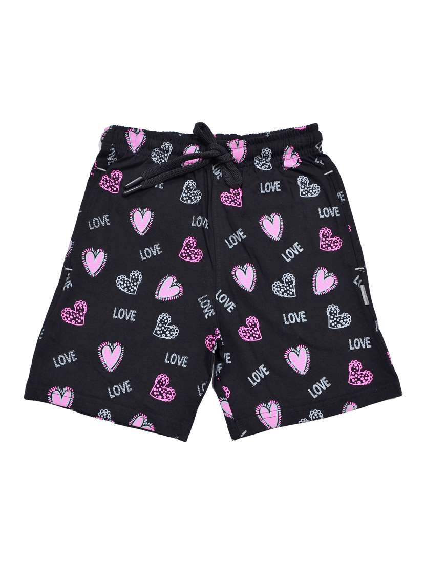 girls printed mid rise shorts - 21743166 -  Standard Image - 1