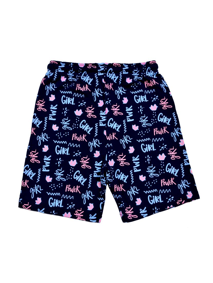 girls printed mid rise shorts - 21743172 - Standard Image - 1