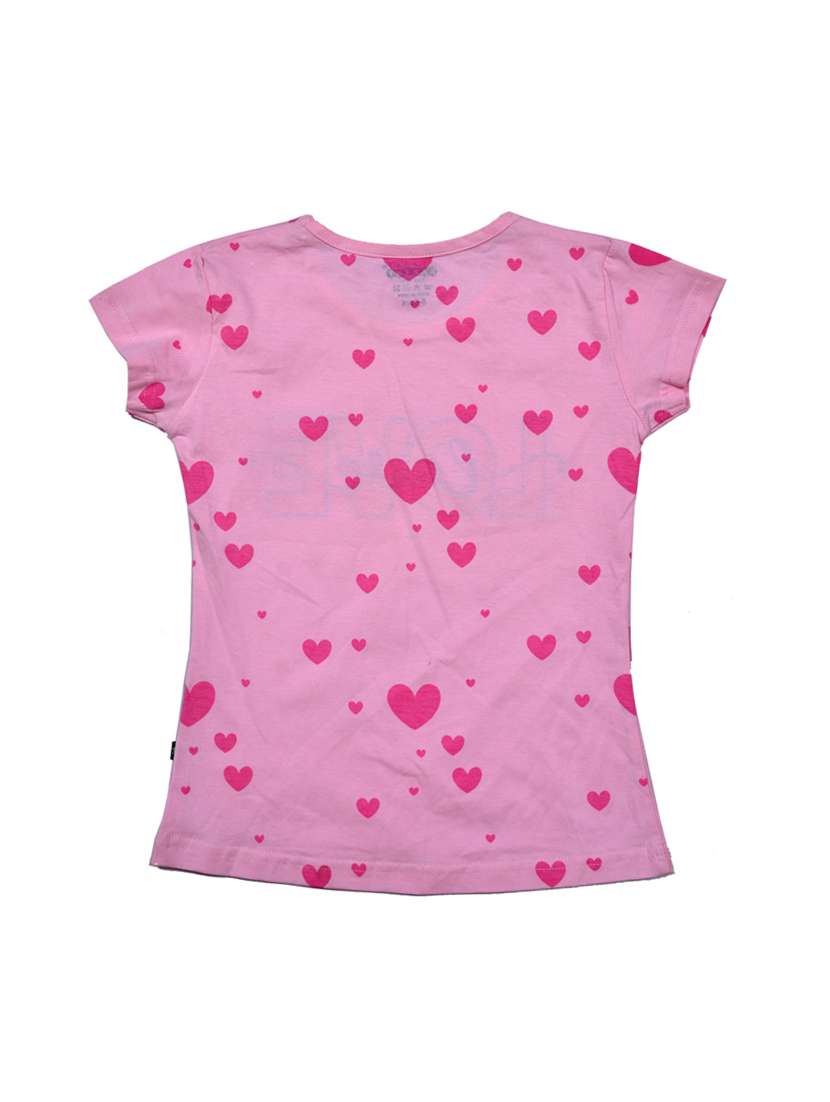 girls printed round neck tee - 21743176 -  Standard Image - 1