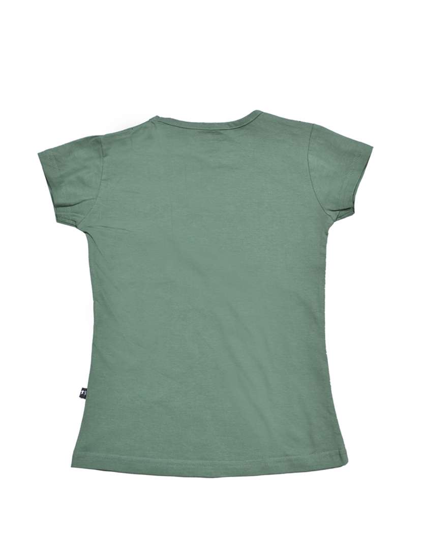 girls printed round neck tee - 21743191 -  Standard Image - 1