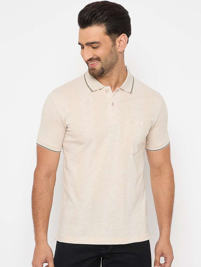 men short sleeves plain polo t-shirt