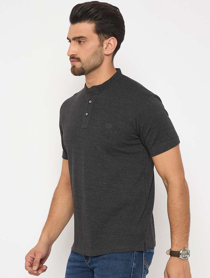 men short sleeves plain t-shirt - 21743274 -  Standard Image - 1