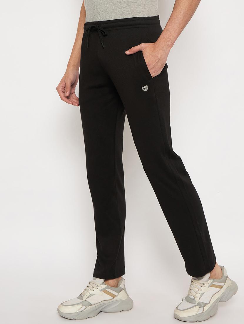 men solid mid rise track pant - 21743281 -  Standard Image - 1