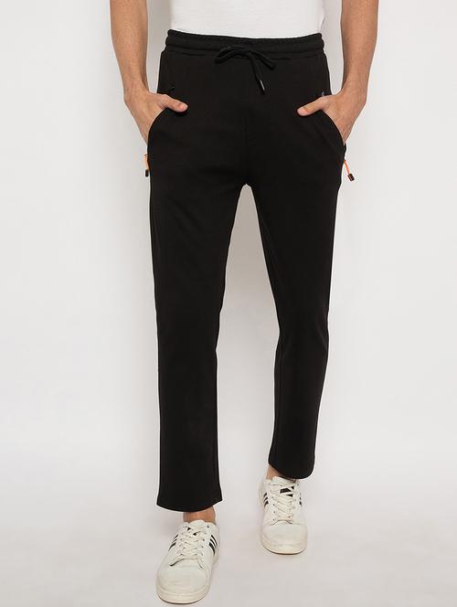 men solid mid rise track pant - 21743288 -  Standard Image - 0