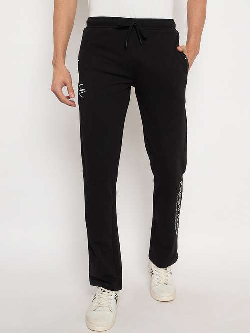 men solid mid rise track pant - 21743291 -  Standard Image - 0