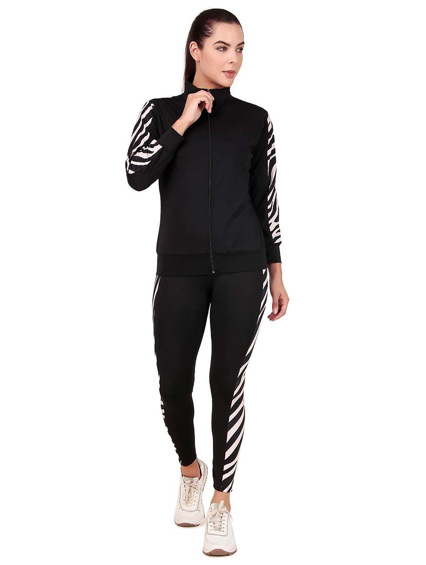 women black placement print active wear co-ords set - 21743315 -  Standard Image - 1