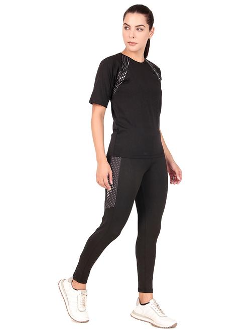 women black placement print active wear co-ords set - 21743316 - Standard Image - 0