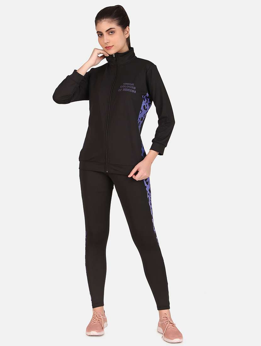 women black placement print active wear co-ords set