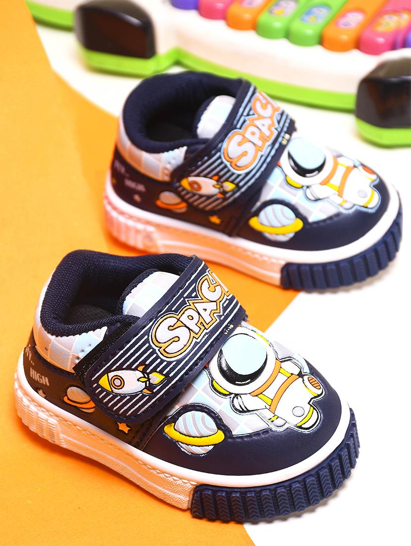 kids printed velcro sneaker - 21743511 - Standard Image - 1