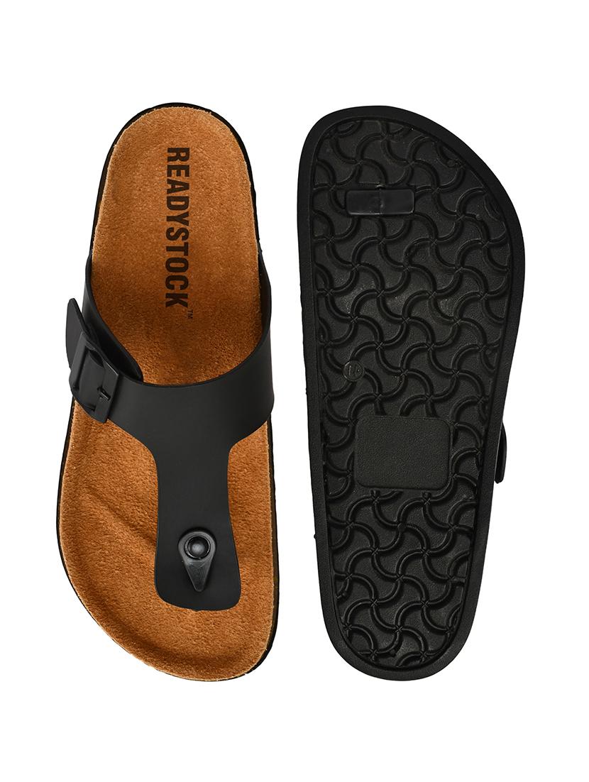 men solid toe seperator sandal - 21743550 - Standard Image - 4