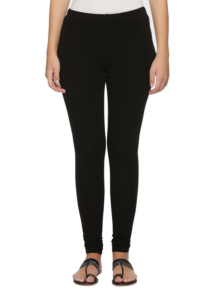 women pack of 2 solid leggings - 21743672 -  Standard Image - 1