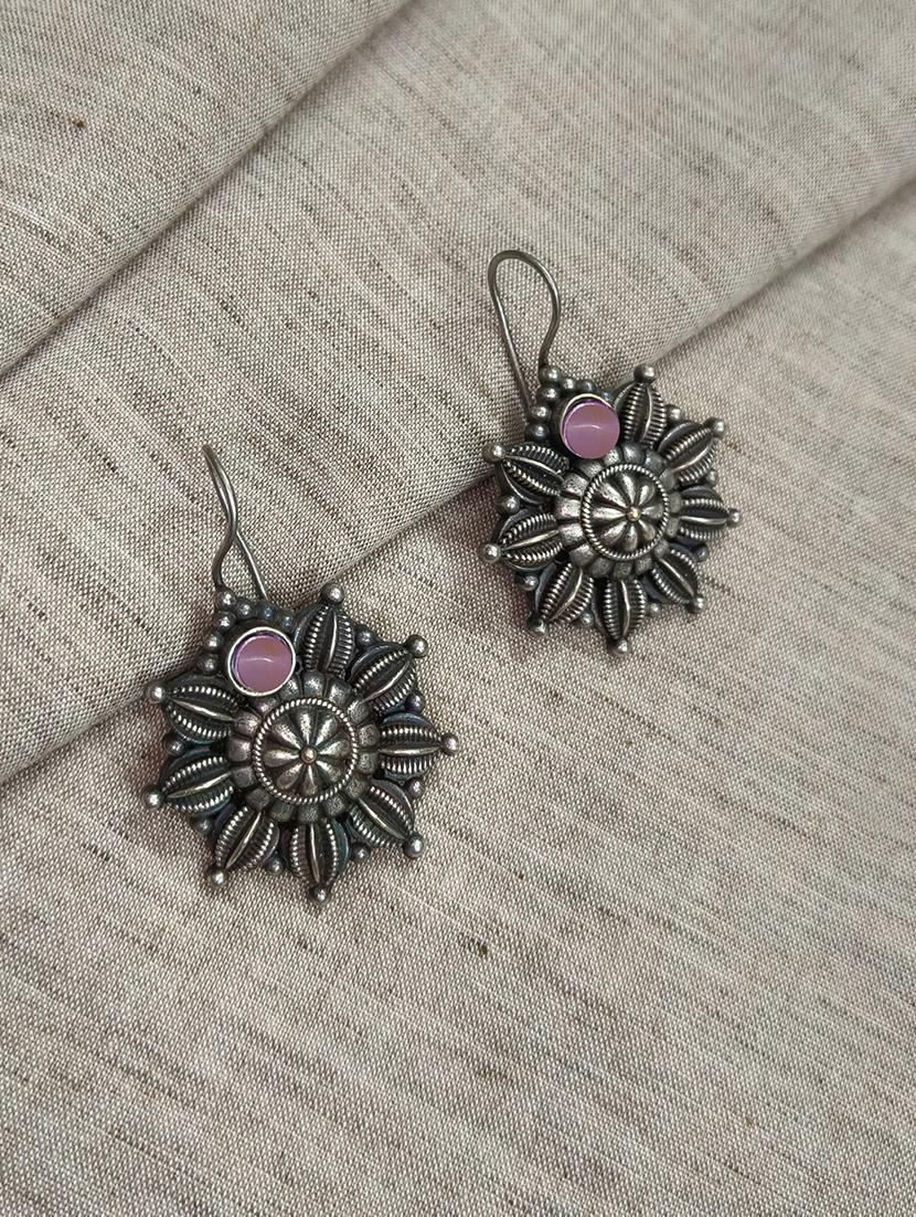 women silver brass drop earrings - 21743742 -  Zoom Image - 0