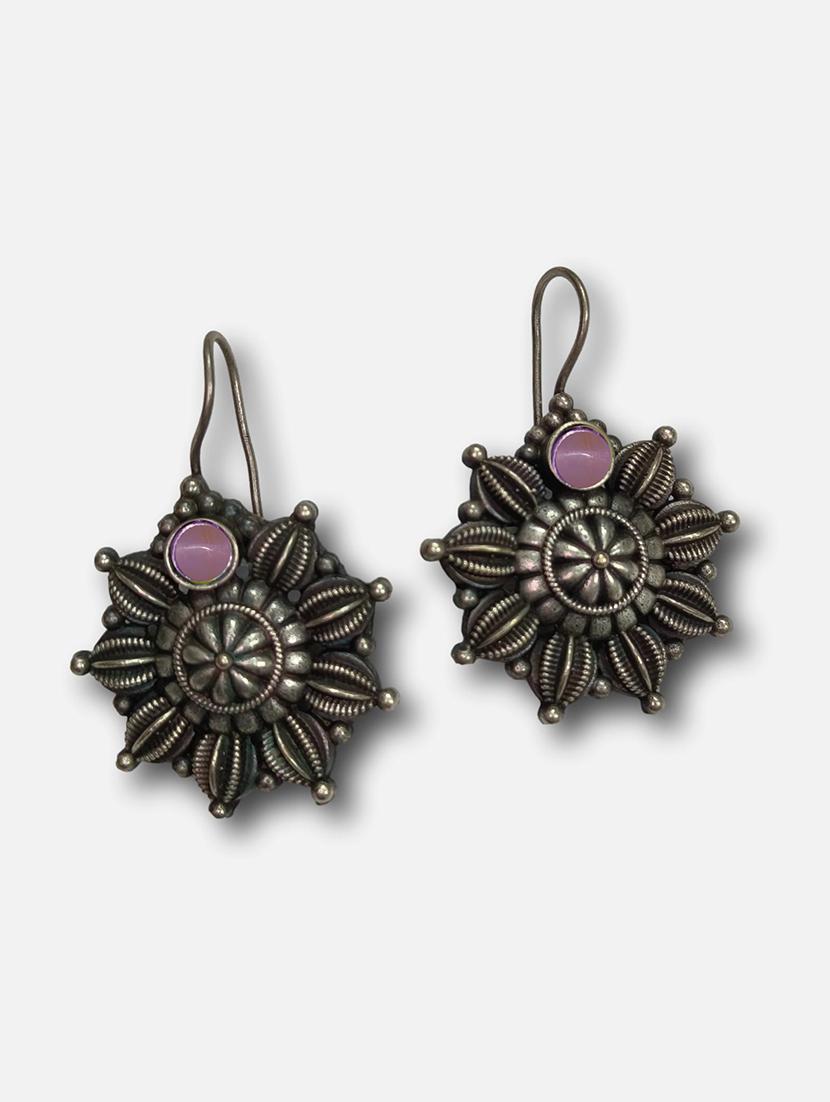 women silver brass drop earrings - 21743742 -  Standard Image - 1