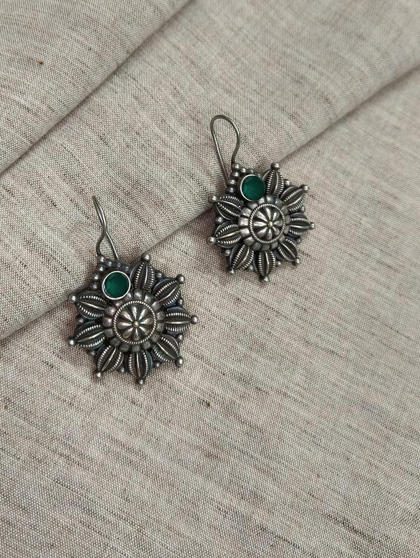 women silver brass drop earrings - 21743746 - Zoom Image - 0