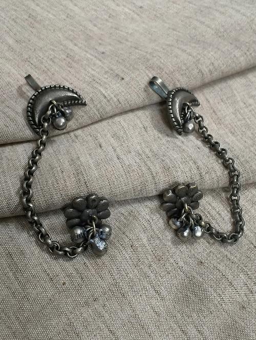 women silver brass earcuff earring - 21743765 - Standard Image - 0