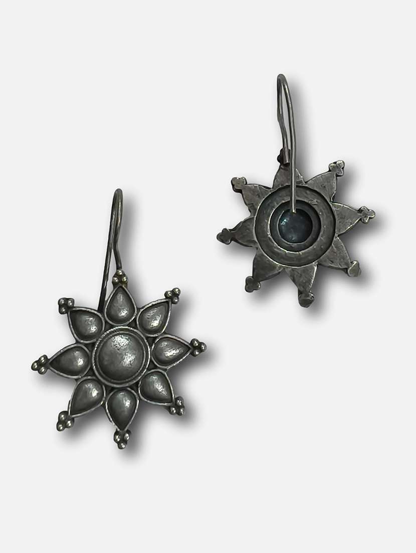 women silver brass drop earrings - 21743768 -  Standard Image - 1
