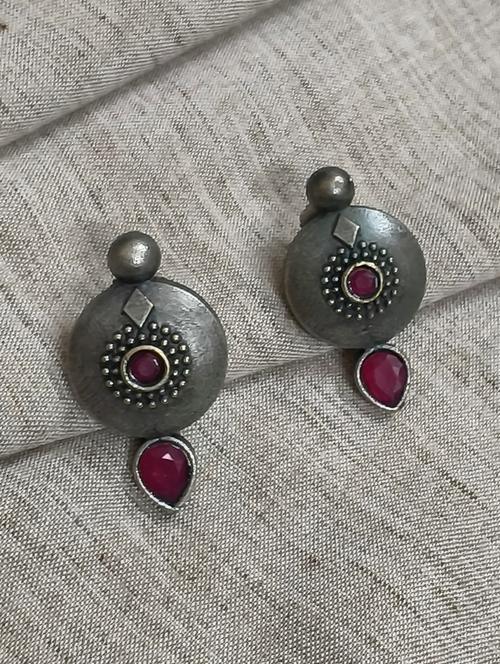 women silver brass drop earrings - 21743772 - Standard Image - 0