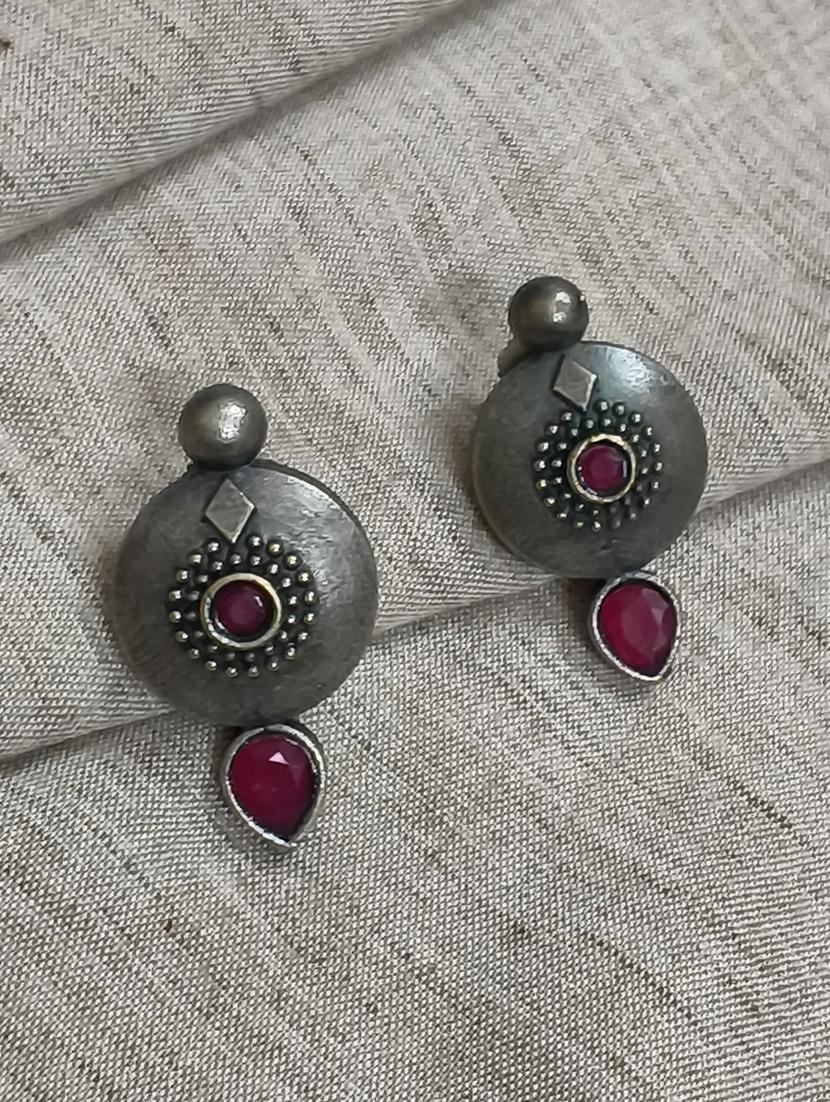 women silver brass drop earrings - 21743772 - Zoom Image - 0