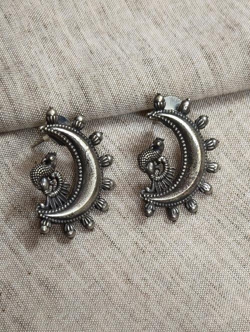 women silver brass drop earrings - 21743776 -  Standard Image - 0