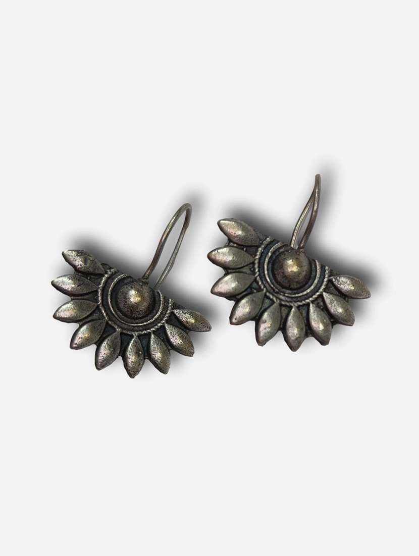women silver brass drop earrings - 21743785 -  Standard Image - 1
