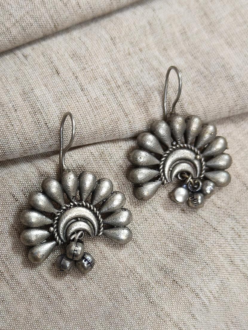 women silver brass drop earrings - 21743801 - Zoom Image - 0