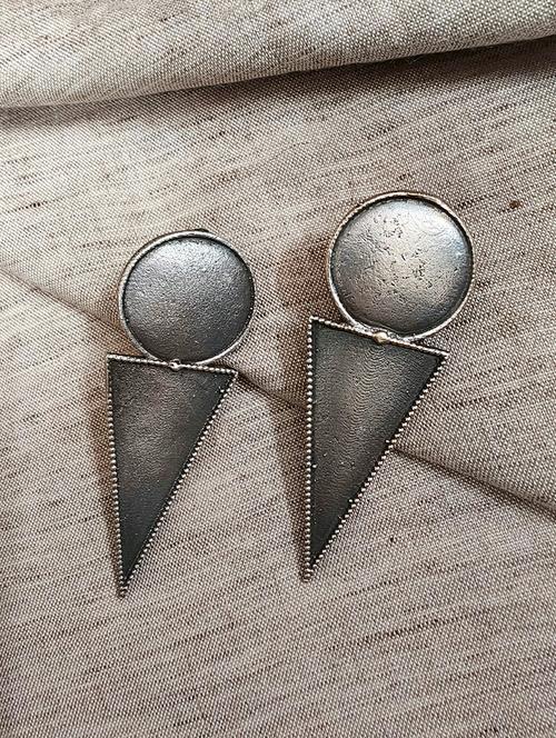 women silver brass drop earrings - 21743826 -  Standard Image - 0