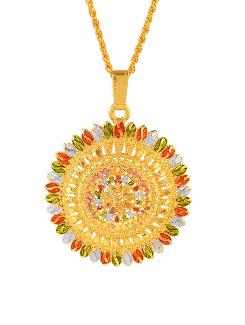 wpmen gold brass pendant - 21743907 -  Standard Image - 1