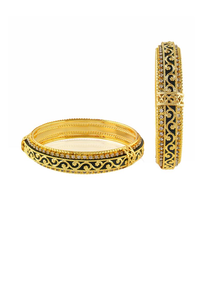women gold plated bangle set - 21743947 - Standard Image - 1