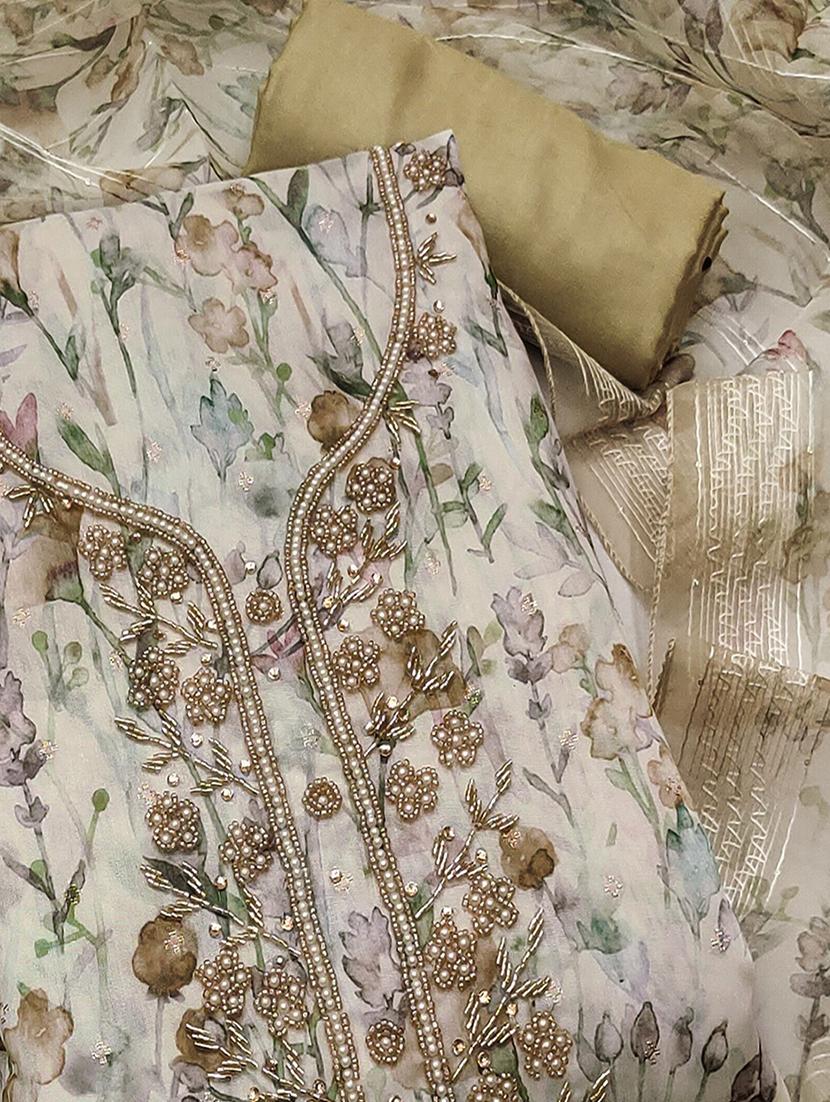women printed unstitched suit set with dupatta - 21744007 - Standard Image - 1