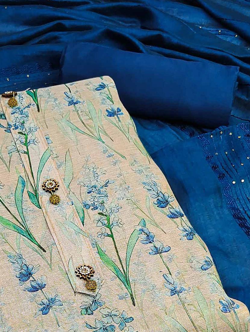women printed unstitched suit set with dupatta - 21744066 -  Standard Image - 1