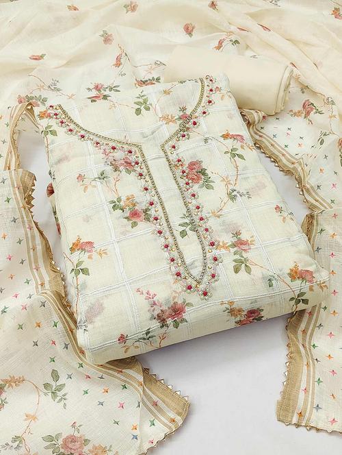 women printed unstitched suit set with dupatta - 21744078 - Standard Image - 0